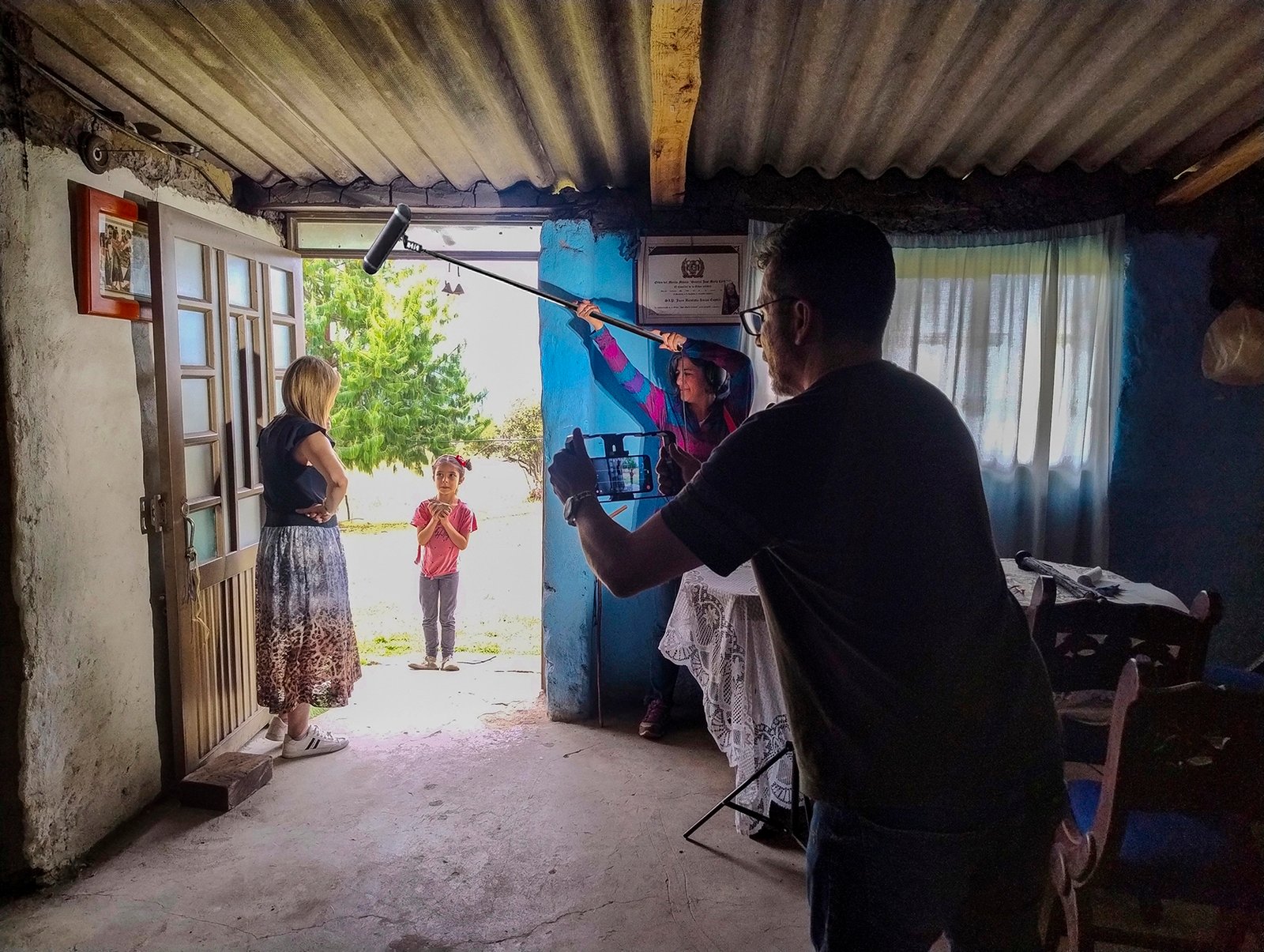 Camera preparation during filming