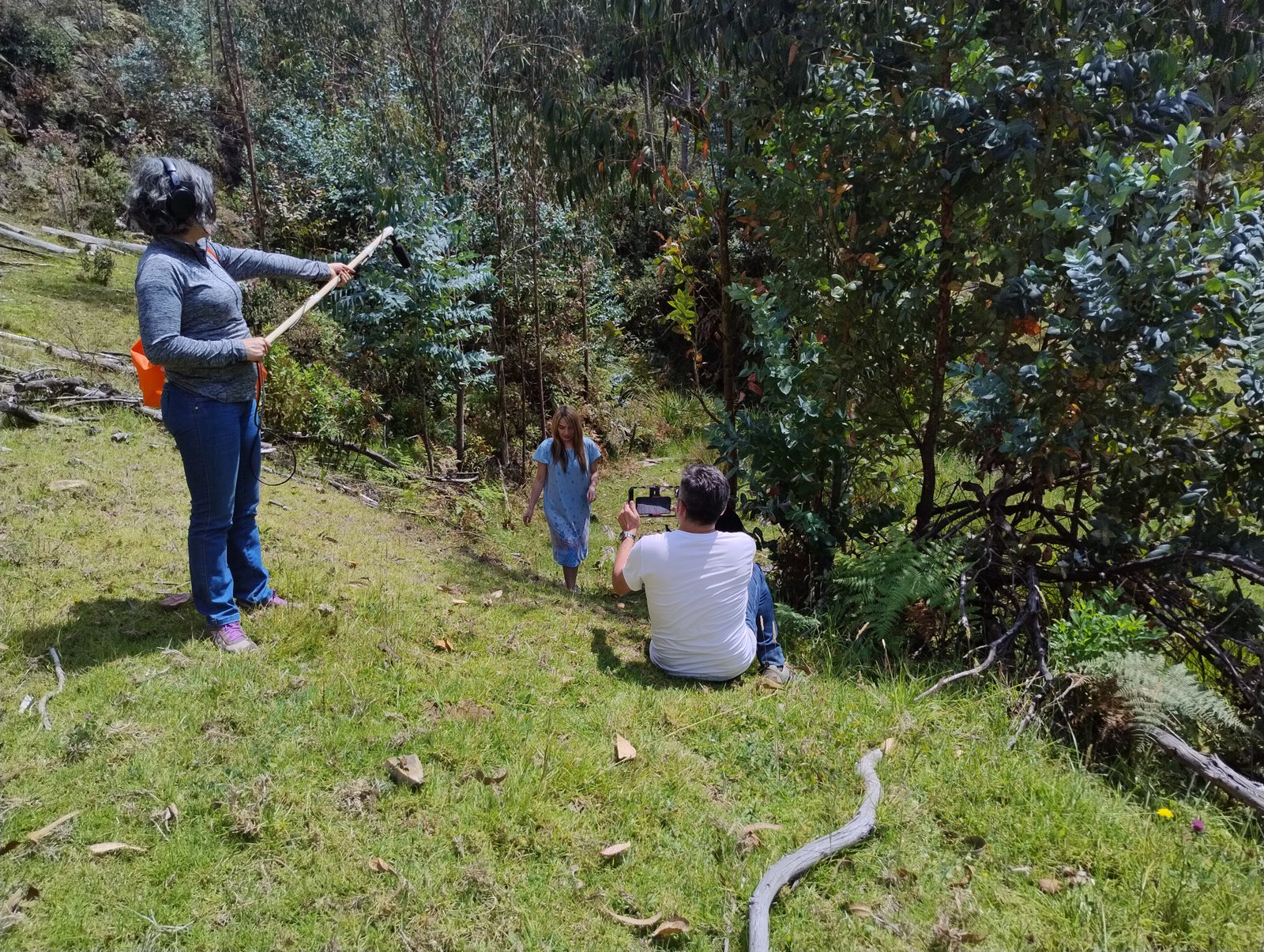 Preparing a scene from Whispers in the Forest
